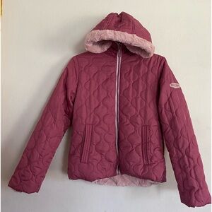 Pacific Trail Pink Puffer Jacket for Girls